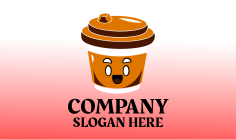 Laughing Emoji Coffee Logo