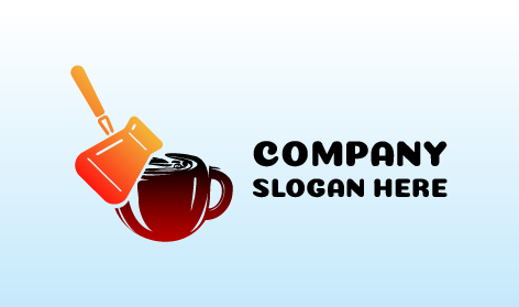 Logo Für Traditionelle Kaffeekanne