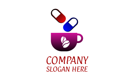 Logotipo De Café Con Edulcorantes Vivos