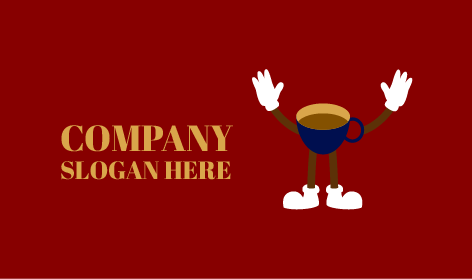 Waving Hands Coffee Logo