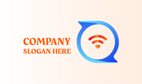 Logótipo De Comunicação Circular Wifi