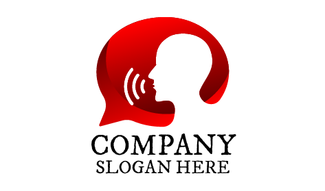 Red Verbal Communication Logo
