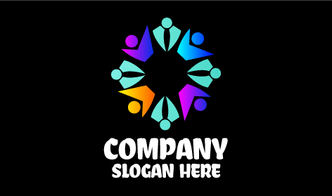 Logo Communautaire Du Groupe Eight Silhouette