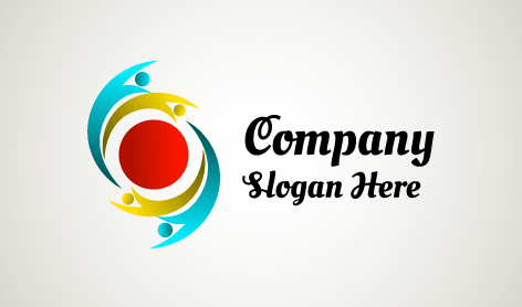 Logo Communautaire En Forme D'œil