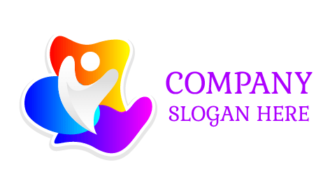 Logo Communautaire Silhouette Argentée