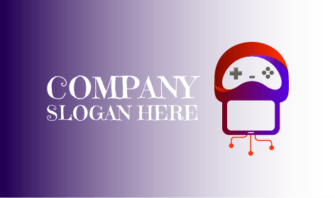 Logotipo Del Monitor De Juegos De Computadora Arcade