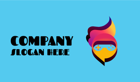 Logotipo Colorido De Jogos De Computador Para Jogadores