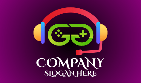 Logotipo Minimalista De Juegos De Computadora Joypad