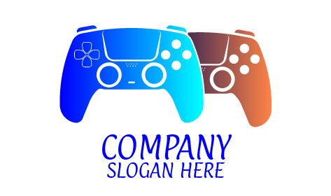 Due Joypad Logo Giochi Per Computer