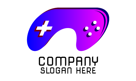 Botões Brancos Logotipo De Jogos De Computador