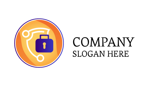 Logo Circolare Di Sicurezza Informatica
