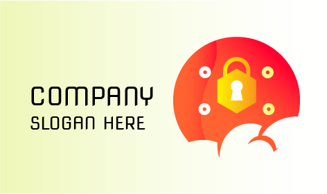 Logo De Sécurité Informatique Verrouillé Dans Le Cloud