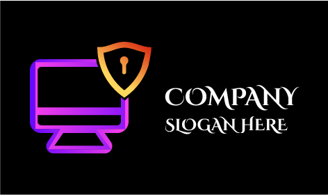 Logotipo De Proteção De Segurança De Computador