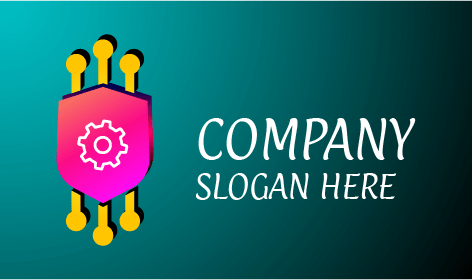 Logotipo De Segurança De Computador De Dados Digitais