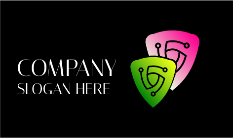 Logo Du Double Bouclier De Sécurité Informatique