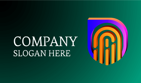 Logotipo De Segurança De Impressão Digital Para Computador