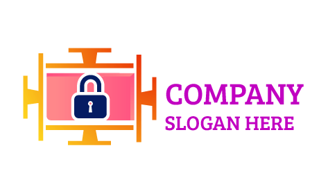 Blocca Il Logo Di Sicurezza Del Computer