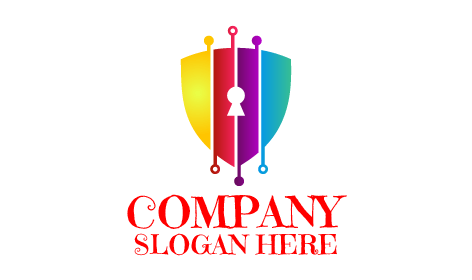 Logotipo Profissional De Escudo De Segurança De Computador