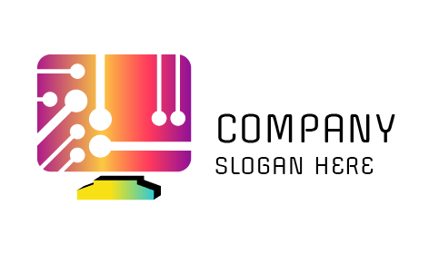 Logo Astratto Della Tecnologia Informatica