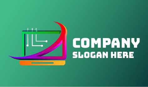 Logotipo De Computadora De Escritorio Digital