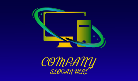 Logotipo De Computadora Para Compartir Dispositivos Digitales