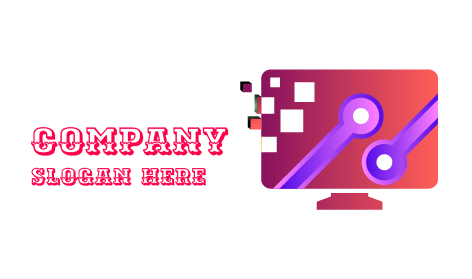 Logotipo De Configuración De Computadora Electrónica