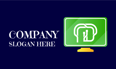 Logotipo De La Computadora Del Cable De Red