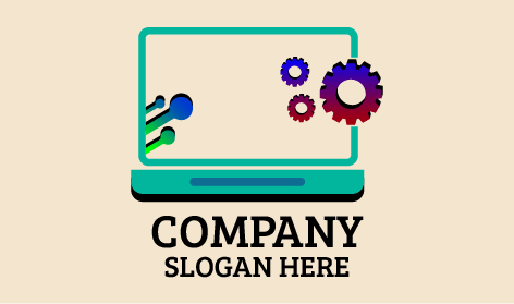 Logo Di Riparazione Del Personal Computer