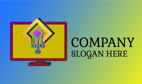 Logotipo De Computadora Certificado Por Tecnología