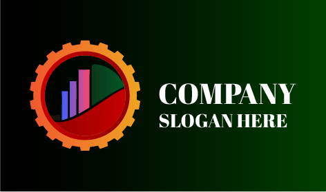 Metalik Daire Inşaat Logosu