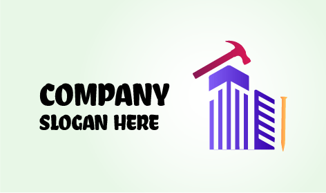 çivi çekiç Inşaat Logosu