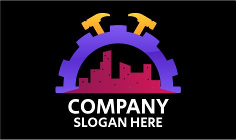 Mor şehir Inşaat Logosu