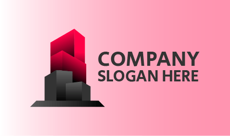 Logotipo De Construcción De Bloques Espaciosos