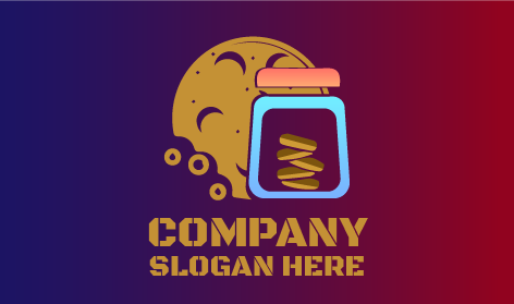 Brown Crumbling Cookies Logo