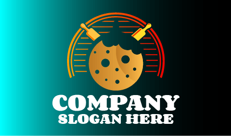 Yellow Rolling Pin Cookies Logo