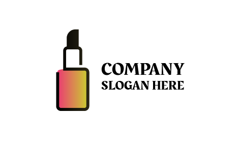 Logo De Cosmétiques Pour Les Lèvres Foncées