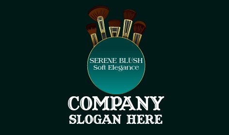 Logo De Pinceaux Cosmétiques Durables