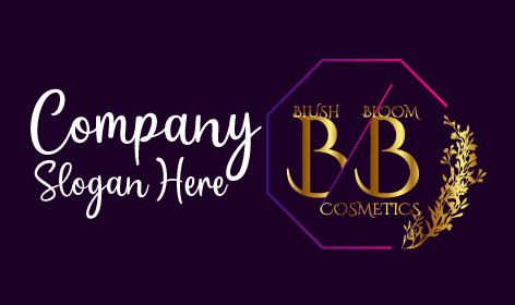Logo Cosmétique Initial Golden B