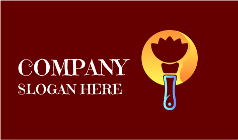 Logo De Cosmétiques À Applicateur Scintillant