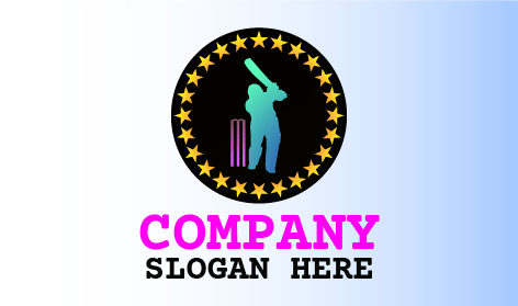 Logo Kriket Lingkaran Bintang