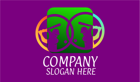 Logo Spanduk Olahraga Kriket