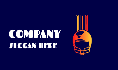 Logo Kriket Wicket Gradien