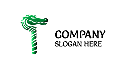 Aesthetic Crocodile Logo