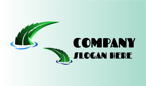 Dark Green Tails Crocodile Logo