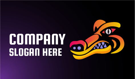 Grinding Teeth Crocodile Logo