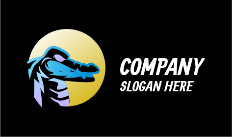 Luxury Crocodile Animal Logo
