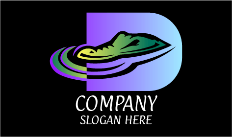 Sneaky Swimming Crocodile Logo