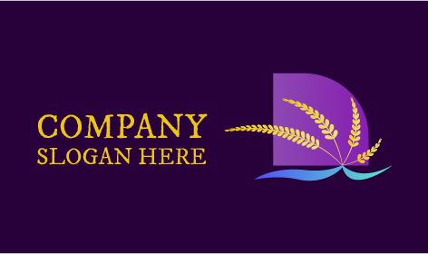 Fresh Yellow Crop Logo