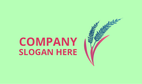 Logo Tanaman Daun Merah Muda