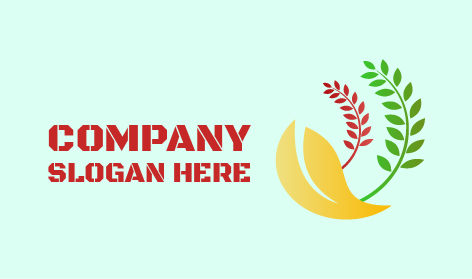 Logo Tanaman Daun Kuning